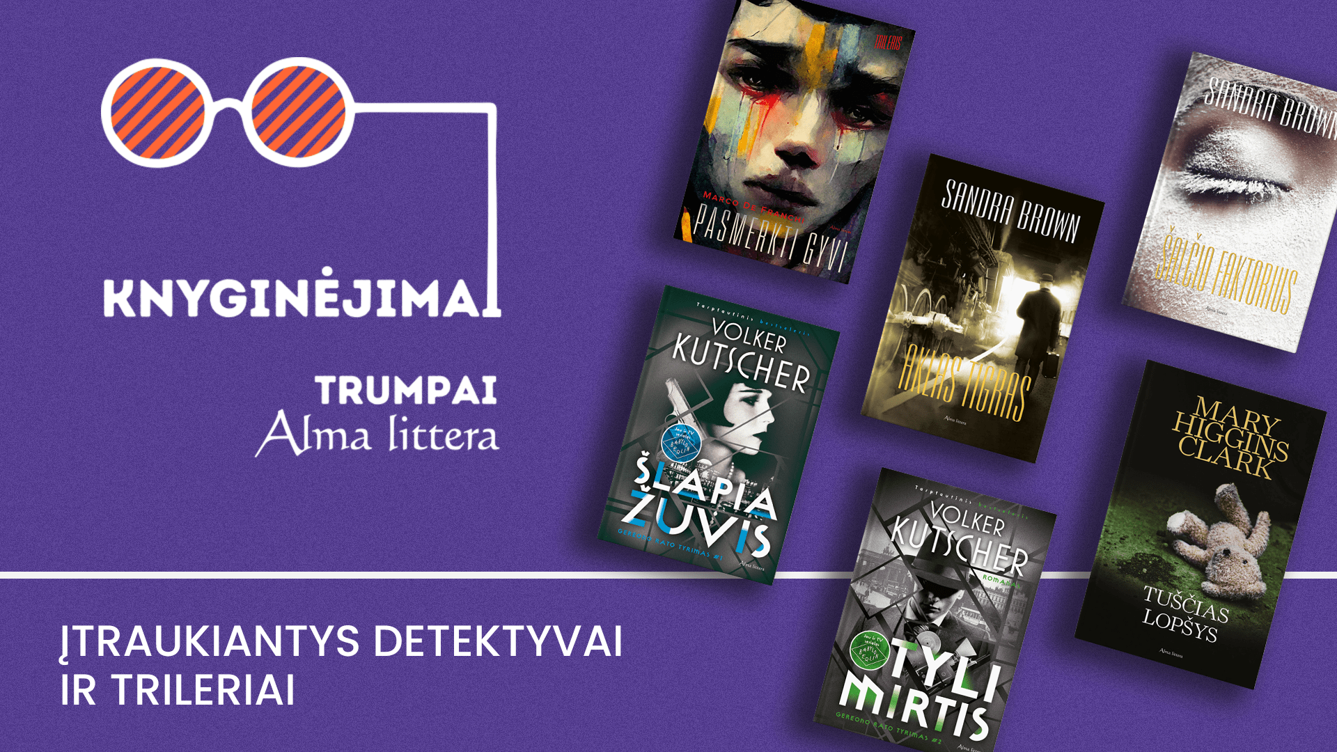 Knyginėjimai. Trumpai | Detektyvai ir trileriai | Alma littera