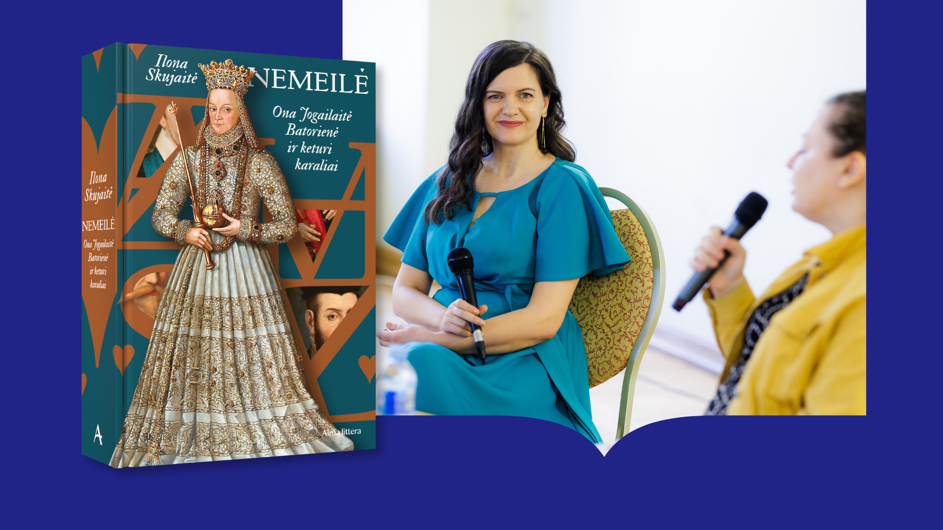 Pamirškite Tiudorus ir Bordžijas: naujame I. Skujaitės romane – vienintelės Jogailaičių moters, išrinktos karaliumi, istorija