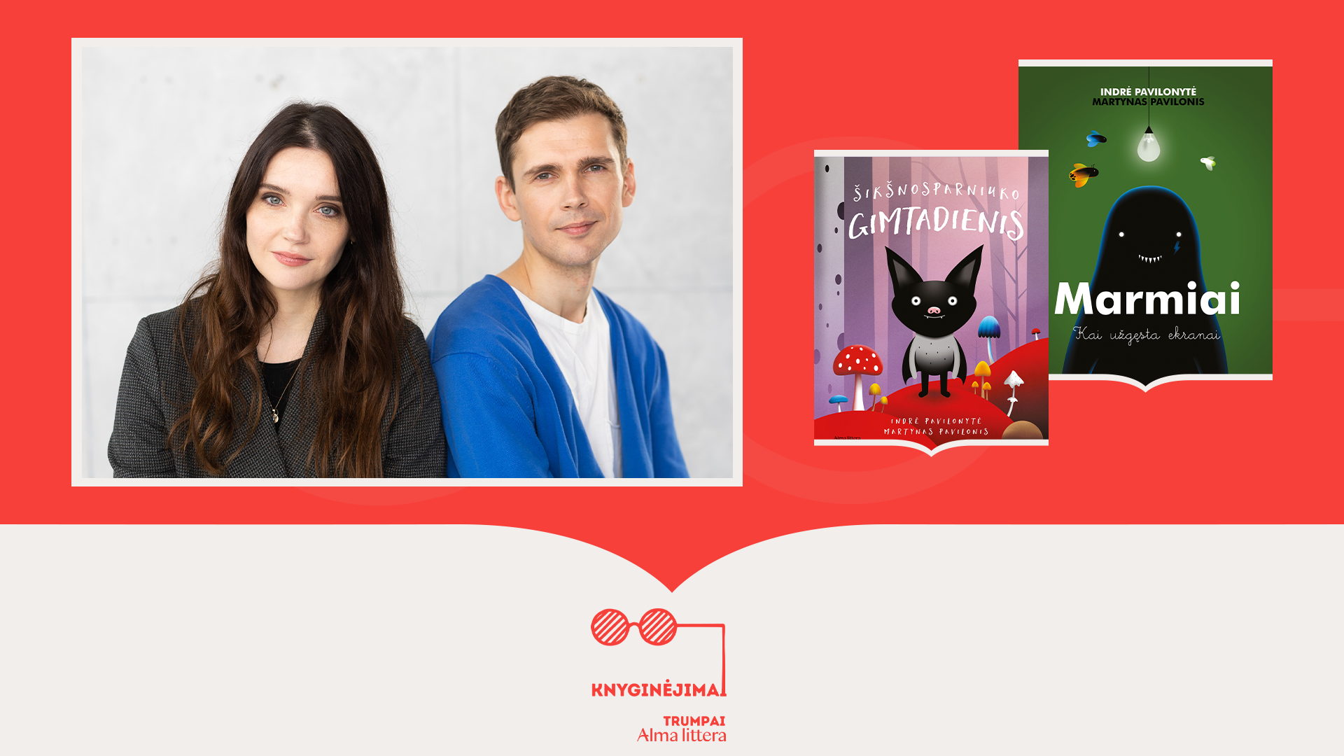 Knyginėjimai. Trumpai | Indrė Pavilonytė ir Martynas Pavilonis | Alma littera