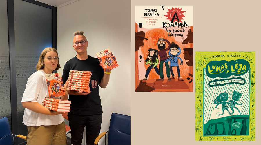 Tomas Dirgėla draugystės siūlo ieško ir naujame detektyve, ir dviejų vaikų istorijoje