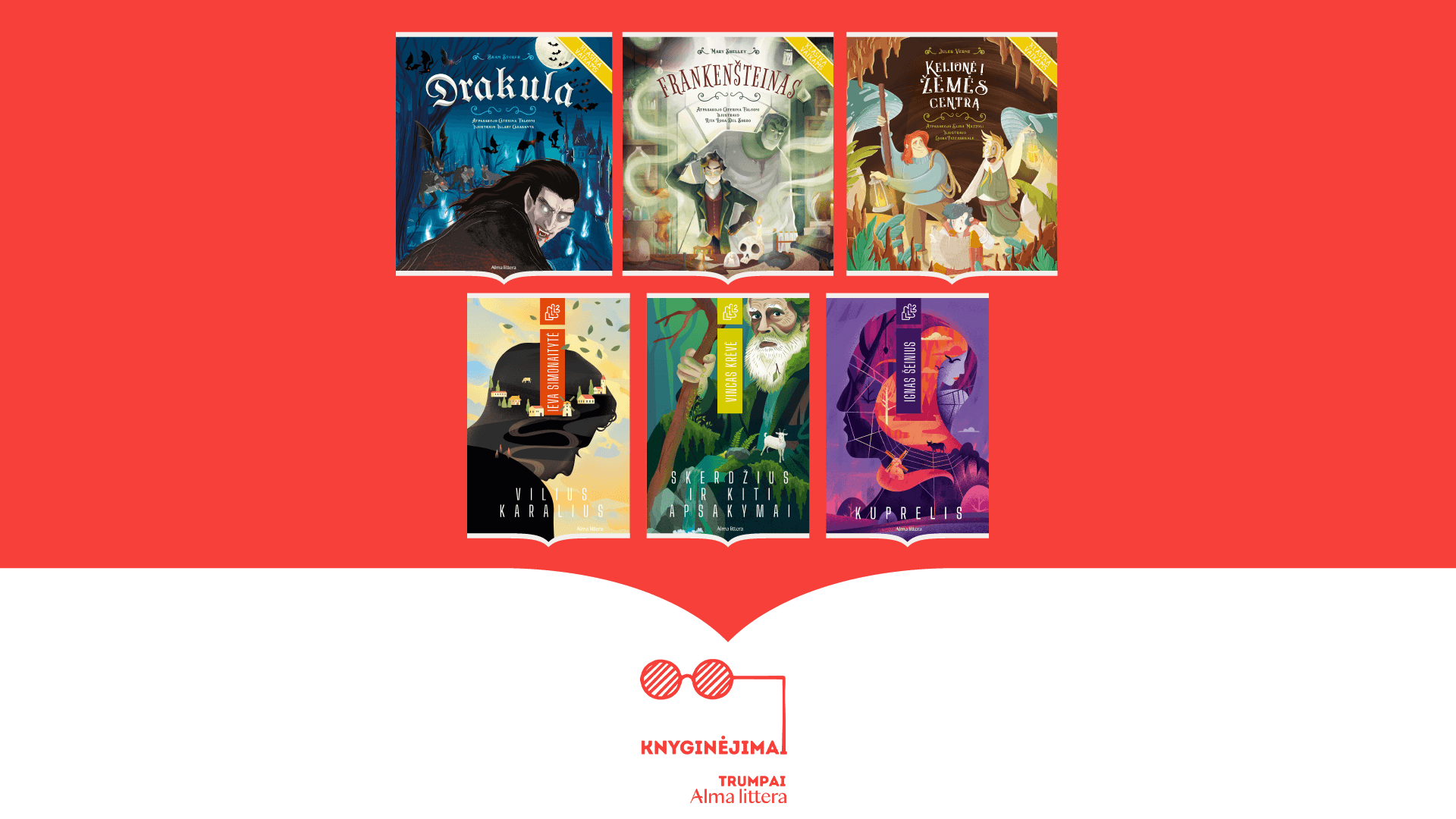 Knyginėjimai. Trumpai | Klasikinė literatūra vaikams ir jaunimui