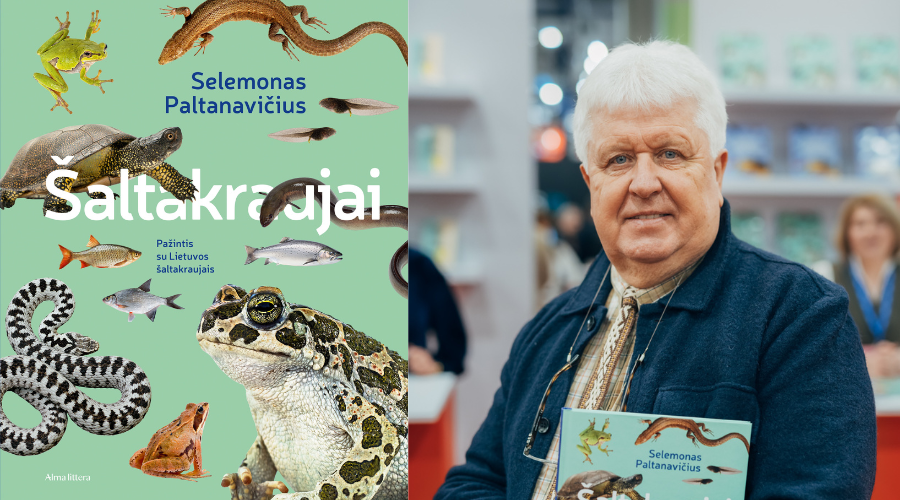 Šaltakraujus savo naujoje knygoje aprašęs Selemonas Paltanavičius: „Atrodo, bijoti varlių ir gyvačių – paveldima“