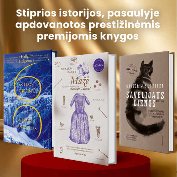 Apdovanojimas už geriausią literatūros kūrinį atitenka...