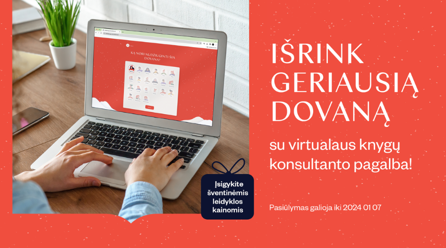Taikliausioms dovanoms – virtualus knygų konsultantas