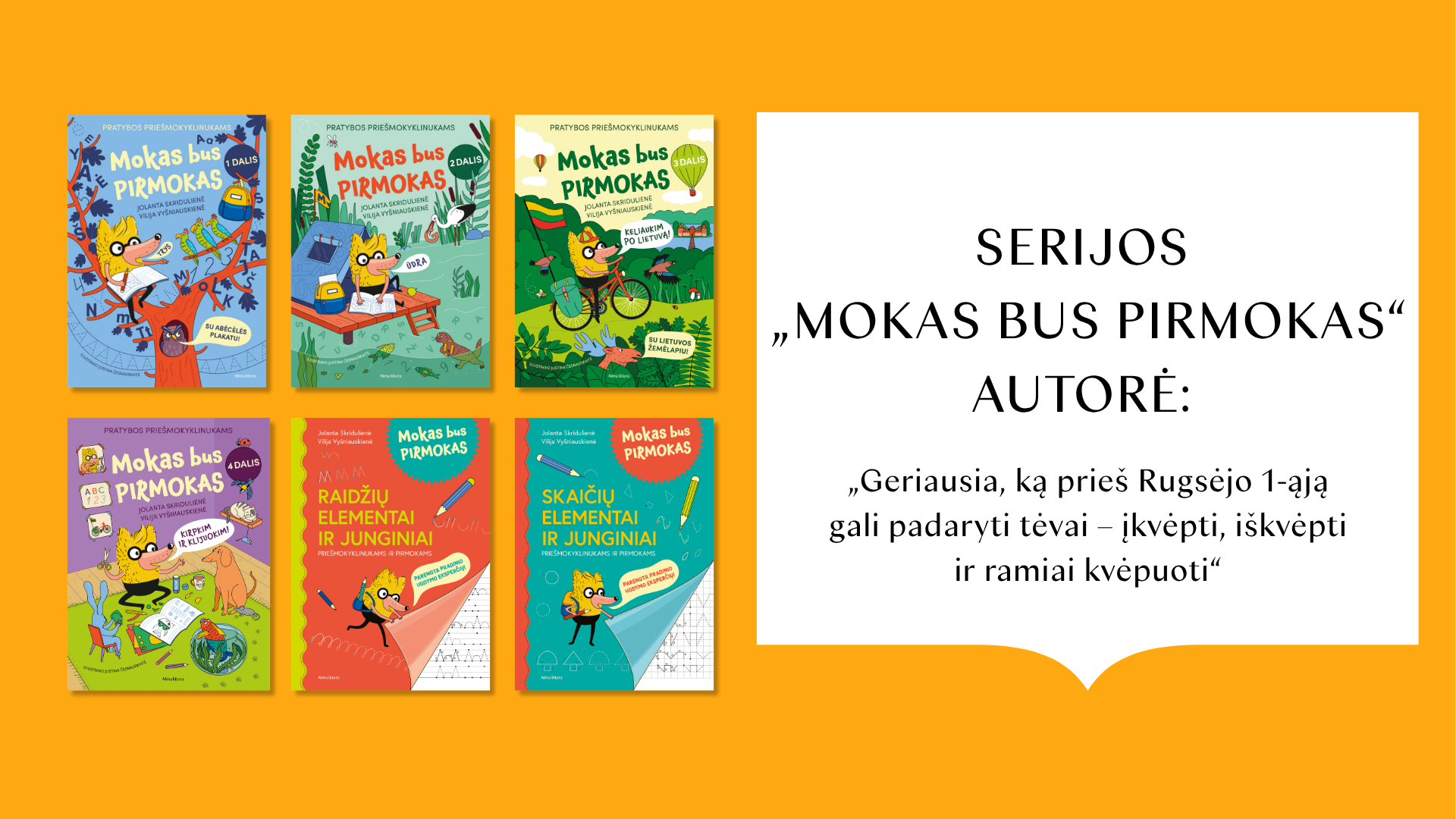 Serijos „Mokas bus pirmokas“ autorė: „Geriausia, ką prieš Rugsėjo 1-ąją gali padaryti tėvai – įkvėpti, iškvėpti ir ramiai kvėpuoti“