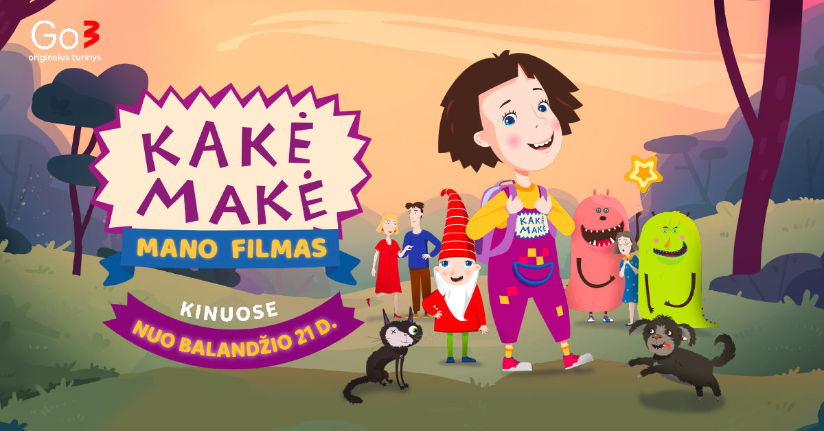 Atskleistos pirmosios animacinės juostos „Kakė Makė: mano filmas“ detalės: pasirodė anonsas, paaiškėjo, kokios įžymybės įgarsino personažus