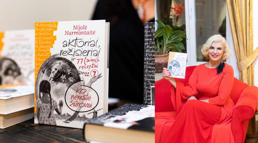 Nijolė Narmontaitė draugams ir bičiuliams pristatė laimės receptų knygą