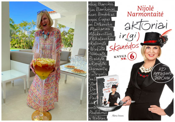 Į savo šeštąją knygą aktorė Nijolė Narmontaitė sudėjo skanias istorijas ir receptus