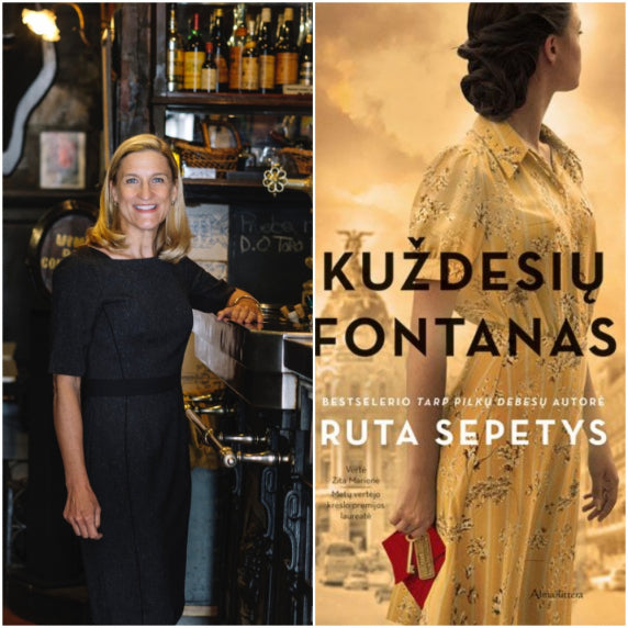 Naują romaną „Kuždesių fontanas“ lietuviškai pristačiusi Rūta Šepetys: „Mūsų bendruomenę siaubė ir viesulas, ir pandemija“