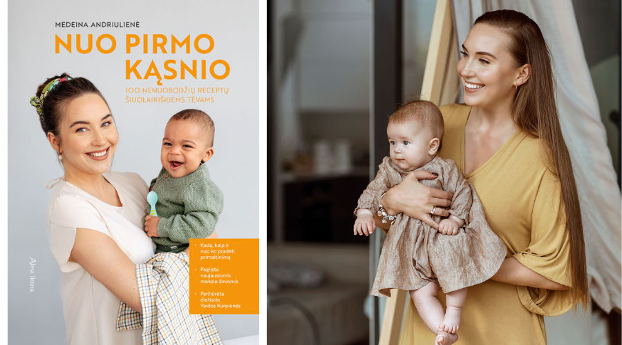 Medeina Andriulienė savo knygoje ragina drąsiai primaitinti kūdikius
