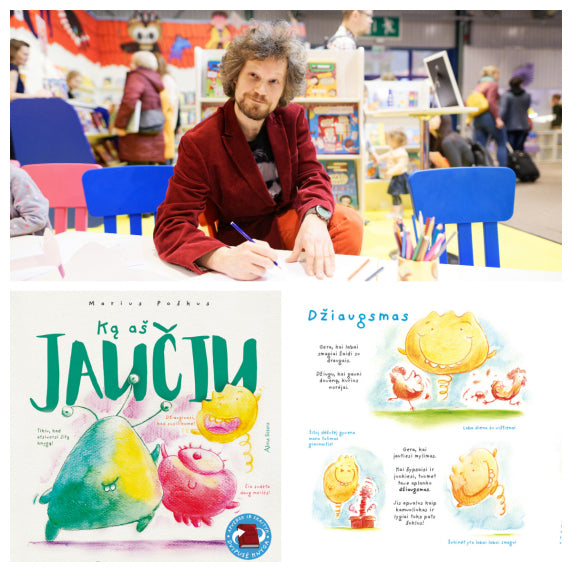 Geriausios praėjusių metų pažintinės knygos vaikams autorius M. Poškus: „O ką su tais jausmais daryti?“