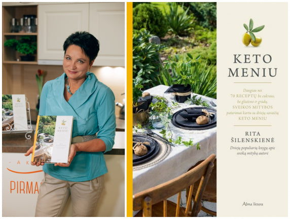 Keto receptus į knygą sudėjusi mitybos specialistė Rita Šilenskienė: „Nenustumkime valgymo į paskutinę dienotvarkės eilutę“