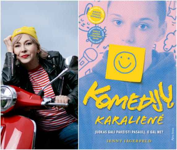 Pasaulinio bestselerio „Komedijų karalienė“ autorė Jenny Jägerfeld: „Humoras padeda tada, kai jautiesi sumautai“