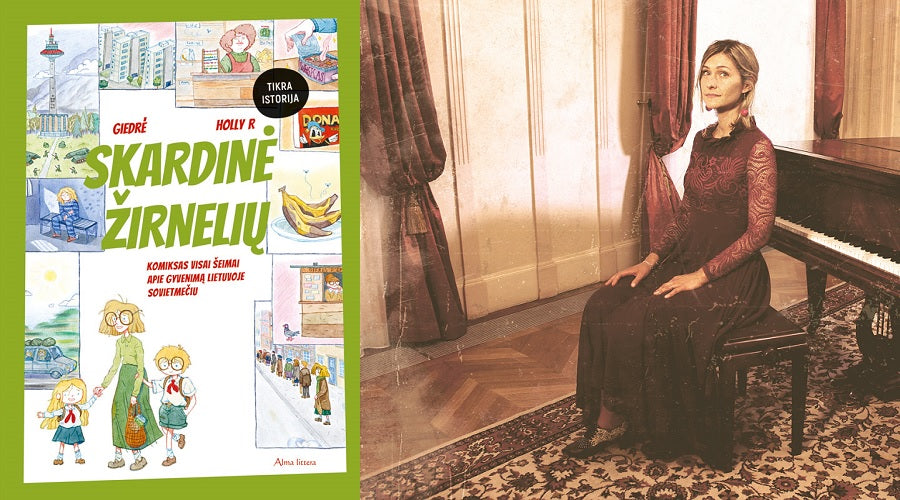 Prancūzijoje gyvenanti lietuvė muzikos atlikėja GiedRé savo vaikystę perkėlė į komiksų knygą