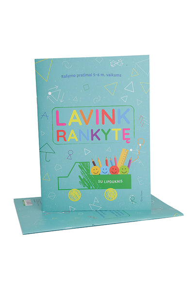 Lavink rankytę. Rašymo pratimai 6-7 m. vaikams