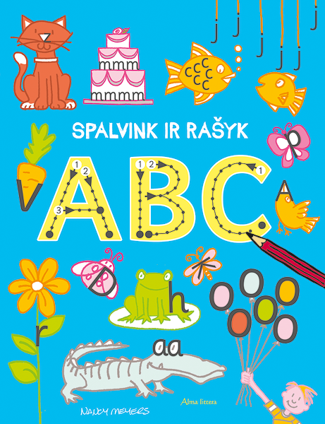 Spalvink ir rašyk. ABC