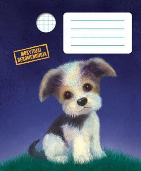 Holly Webb sąsiuvinis TRYS ŠUNIUKAI, 24 l., langeliais knyga iš Alma Littera