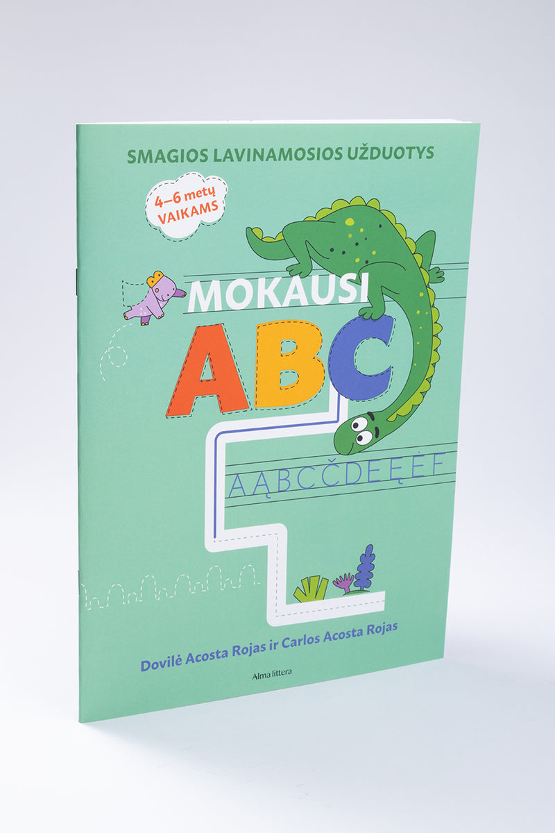 Mokausi ABC. Smagios lavinamosios užduotys 4–6 metų vaikams