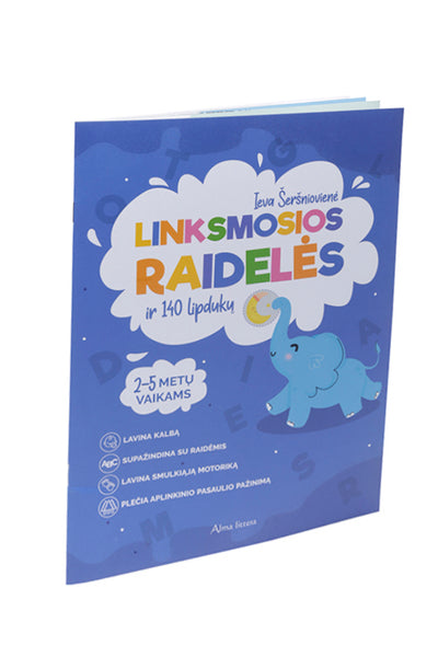 Linksmosios raidelės ir 140 lipdukų