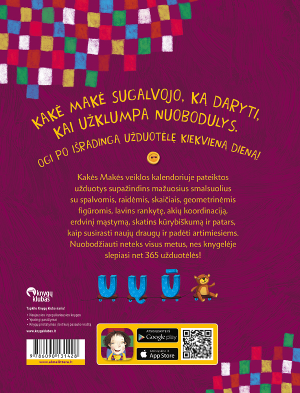 Kakės Makės veiklos kalendorius