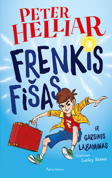 Frenkis Fišas ir garsinis lagaminas knyga iš Alma Littera