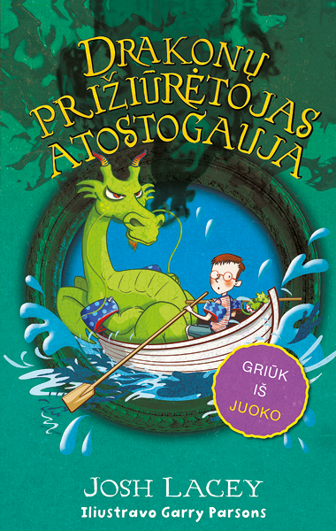 Drakonų prižiūrėtojas atostogauja knyga iš Alma Littera