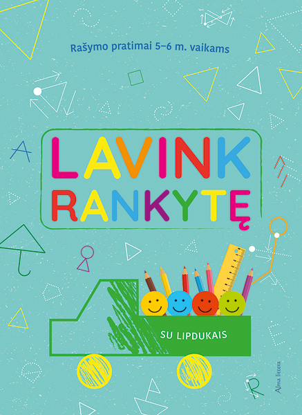 Lavink rankytę. Rašymo pratimai 5-6 m. vaikams