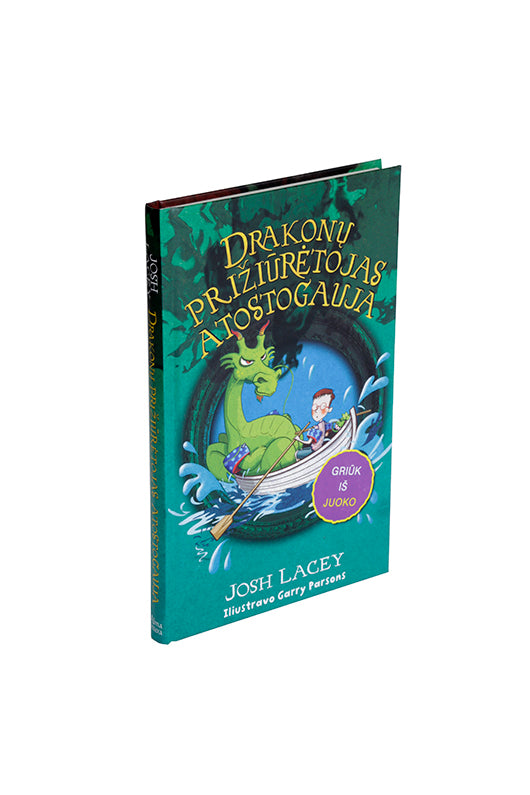 Drakonų prižiūrėtojas atostogauja knyga iš Alma Littera