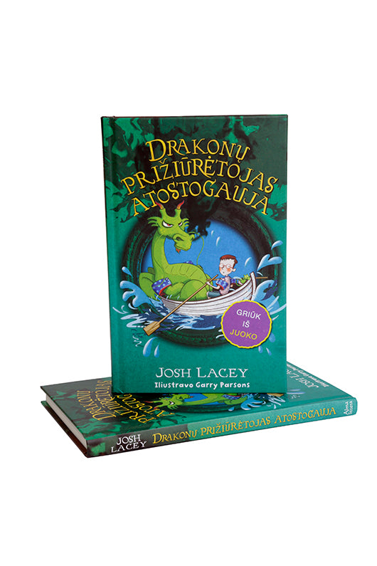 Drakonų prižiūrėtojas atostogauja knyga iš Alma Littera