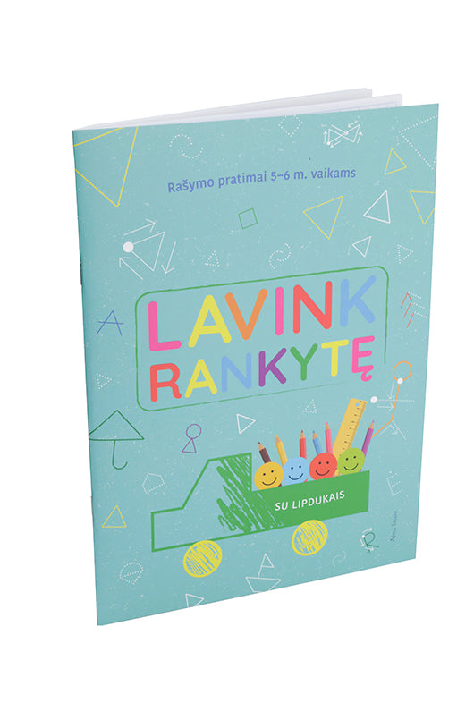 Lavink rankytę. Rašymo pratimai 5-6 m. vaikams