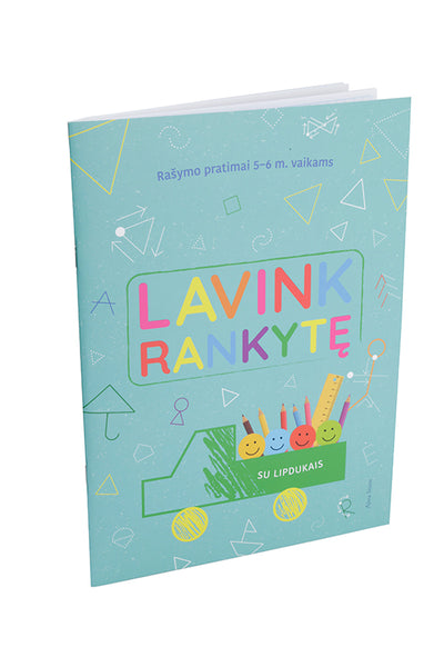 Lavink rankytę. Rašymo pratimai 5-6 m. vaikams