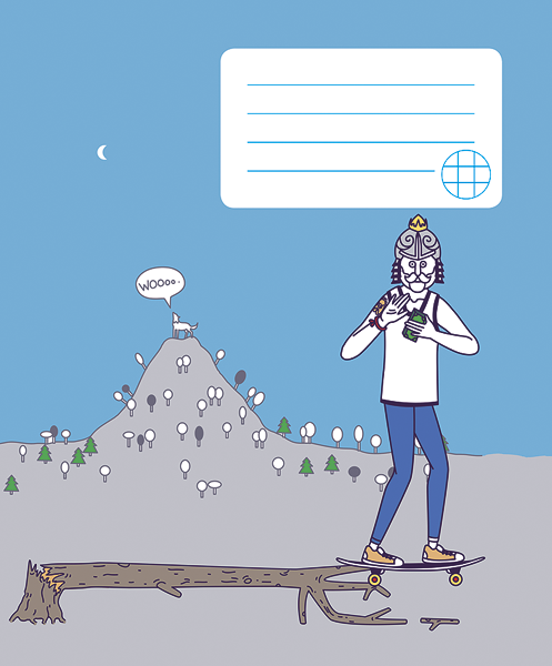 Sąsiuvinis GEDIMINAS, 24 l., langeliais knyga iš Alma Littera