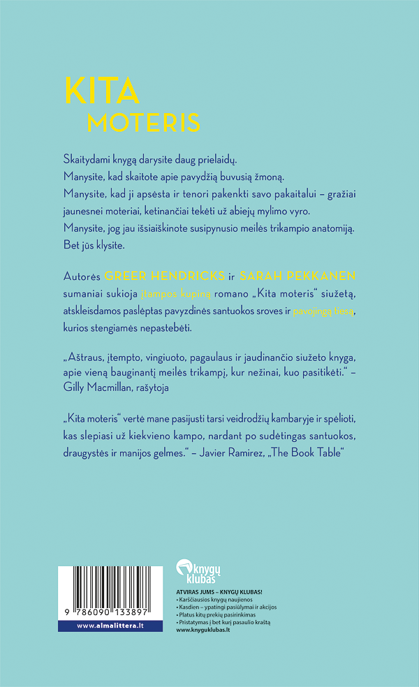 Kita moteris knyga iš Alma Littera