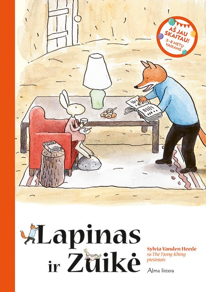 Lapinas ir Zuikė. Aš jau skaitau! 1 knyga iš Alma Littera