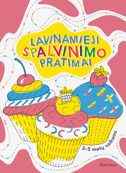 Lavinamieji spalvinimo pratimai 3-5 metų vaikams