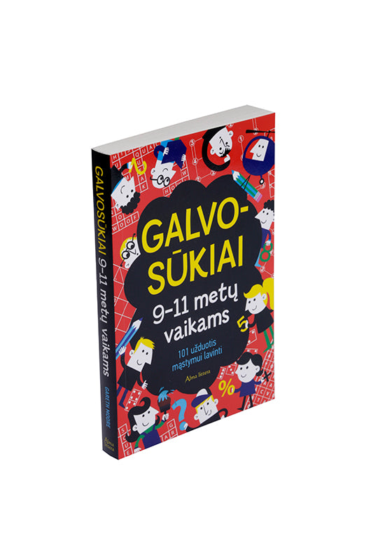 Galvosūkiai 9-11 metų vaikams knyga iš Alma Littera