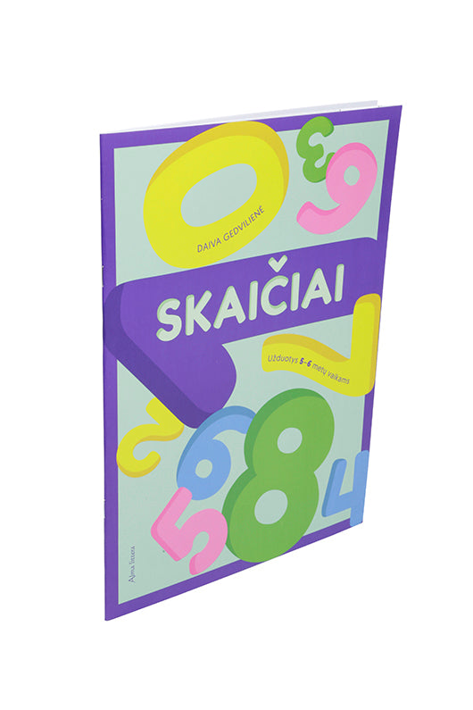 Skaičiai. Užduotys 5-6 metų vaikams