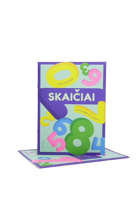 Skaičiai. Užduotys 5-6 metų vaikams