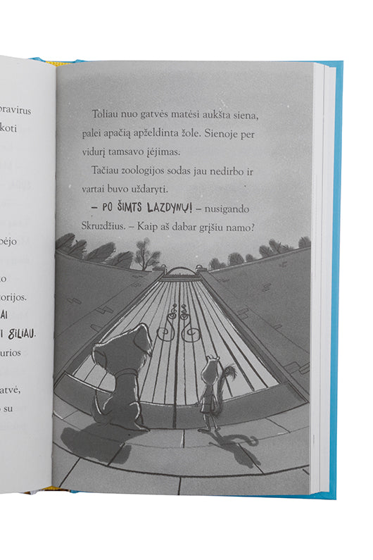 Šuniukas Maksius ir voveriukas, ieškantis istorijos