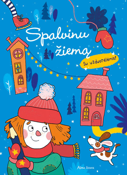 Spalvinu žiemą. Su užduotėlėmis