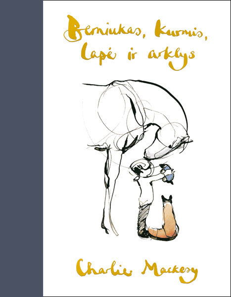 Berniukas, kurmis, lapė ir arklys