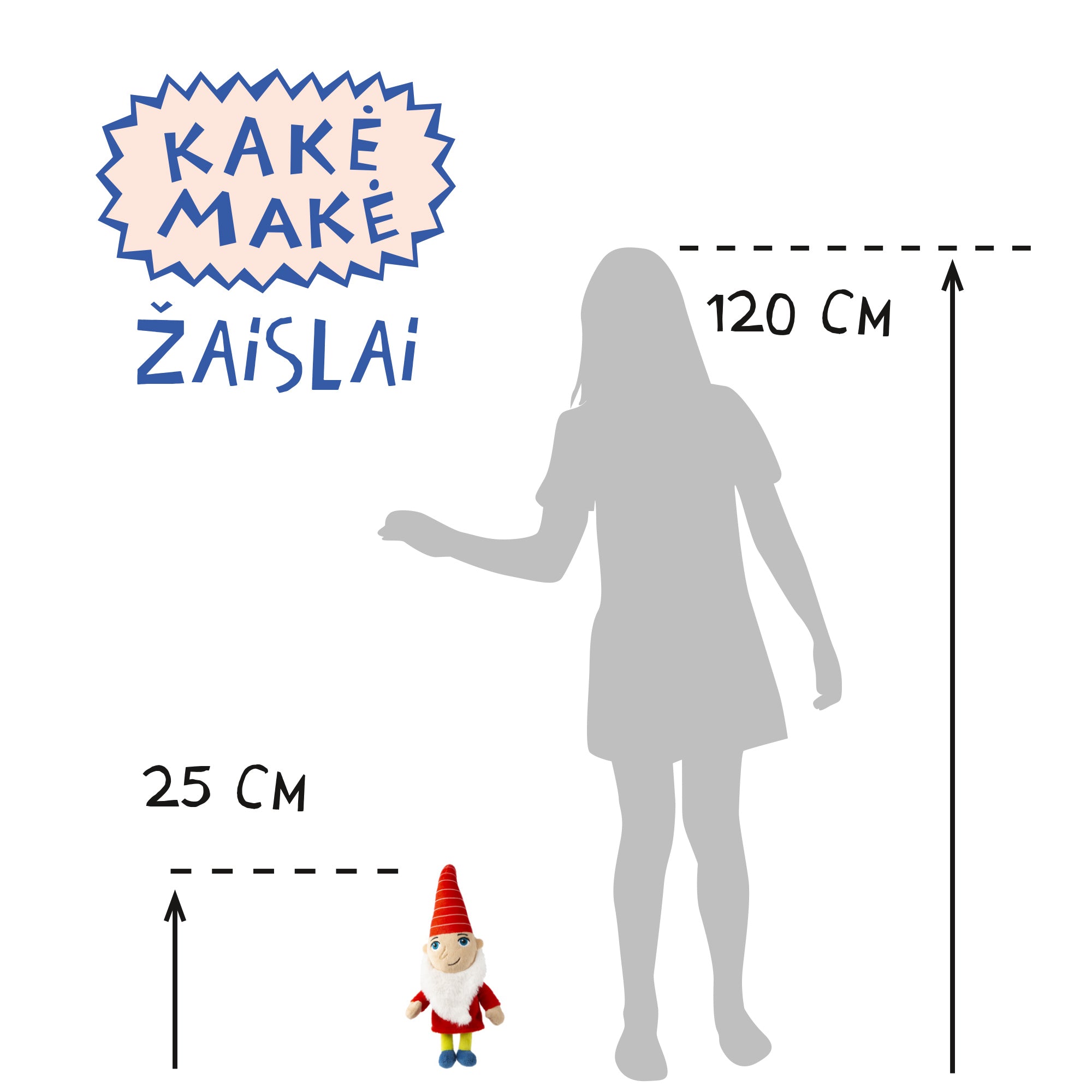 Pliušinis žaislas NETVARKOS NYKŠTUKAS
