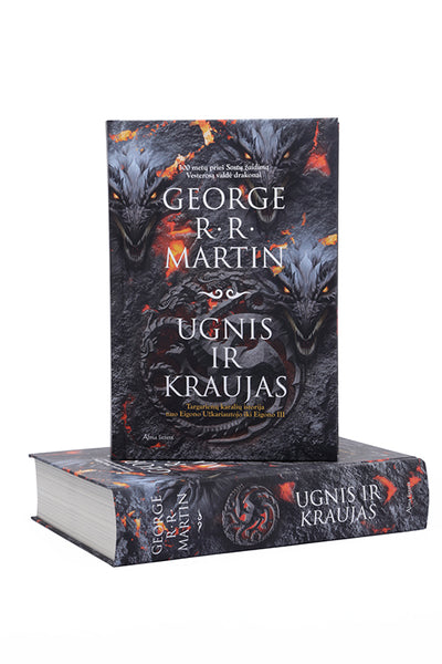Ugnis ir kraujas knyga iš Alma Littera