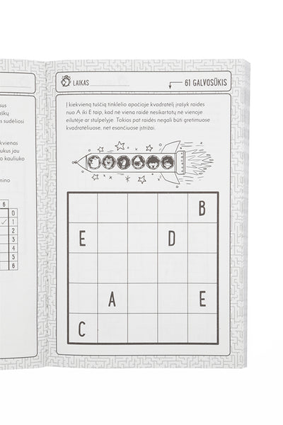 Loginiai galvosūkiai. 101 užduotis 9-11 metų vaikams