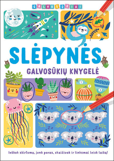 Slėpynės. Galvosūkių knygelė