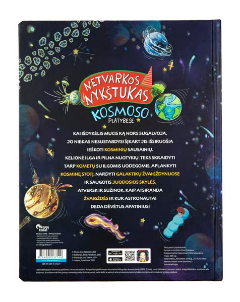 Netvarkos Nykštukas Kosmoso platybėse knyga iš Alma Littera