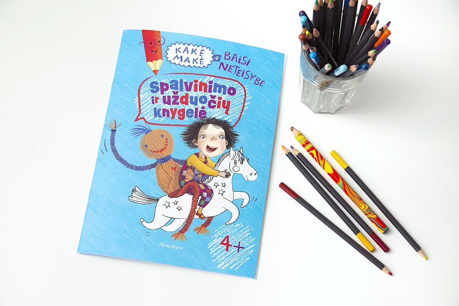 Kakė Makė ir baisi neteisybė. Spalvinimo ir užduočių knygelė