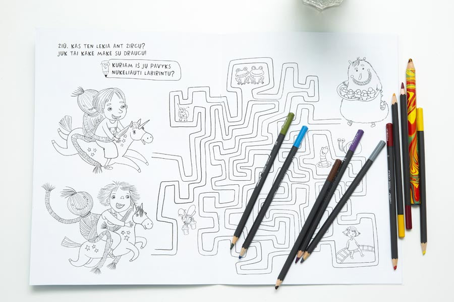 Kakė Makė ir baisi neteisybė. Spalvinimo ir užduočių knygelė