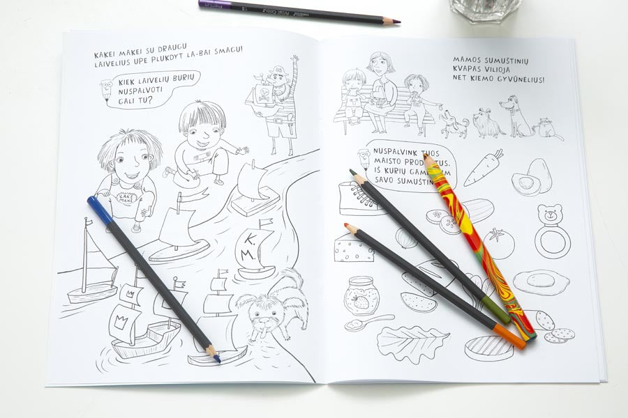 Kakė Makė ir baisi neteisybė. Spalvinimo ir užduočių knygelė