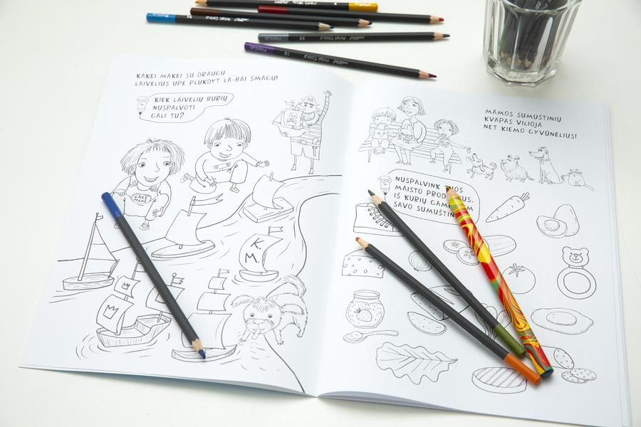 Kakė Makė ir baisi neteisybė. Spalvinimo ir užduočių knygelė